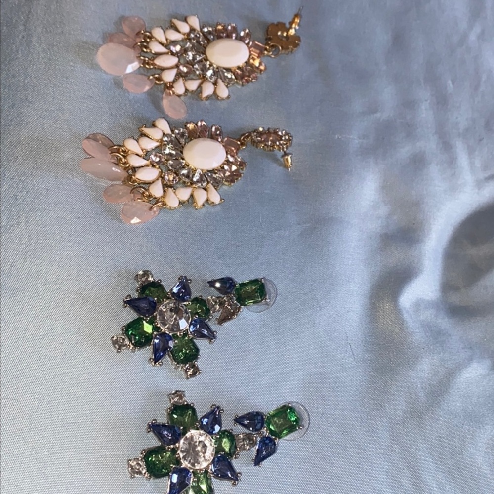 Earrings two pairs